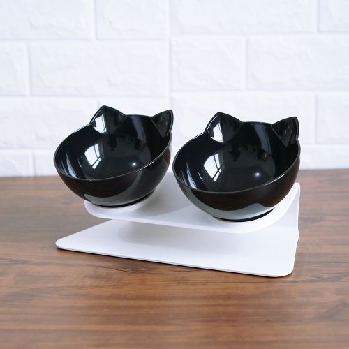 Cat Double Bowl Cat Food Bowl Protects Cervical Vertebra Cat Double Bowl Cat Food Bowl Protects Cervical Vertebra