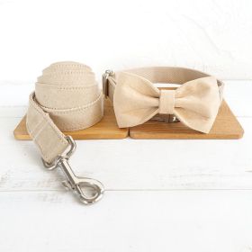 Dog collar traction rope (Option: Nude-XL)