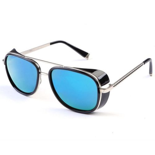 Iron Fashion Man 3 IRON TONY Windscreen Sunglasses for Men and Women Double beam Sunglasses Retro Personality Glasses Iron Fashion Man 3 IRON TONY Windscreen Sunglasses for Men and Women Double beam Sunglasses Retro Personality Glasses
