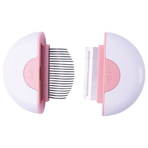 Pet Life 'LYNX' 2-in-1 Travel Connecting Grooming Pet Comb and Deshedder