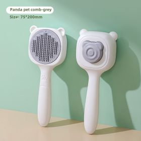 Pet Grooming Brush, Suitable For Cats. It Is An Easy-to-clean Pet Hair Removal Tool, Applicable To Animal Hair Care. (Color: Purple)